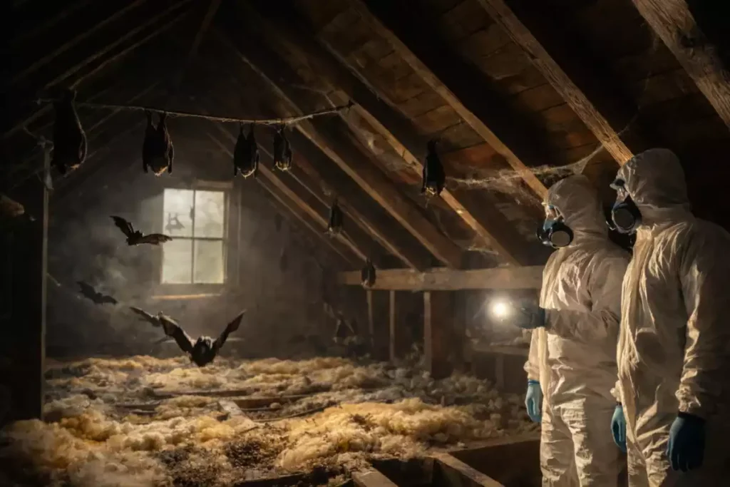 chauve souris grenier maison