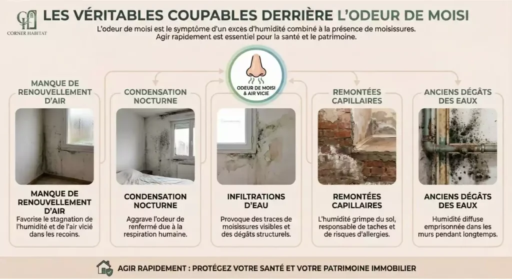 odeur de moisi chambre