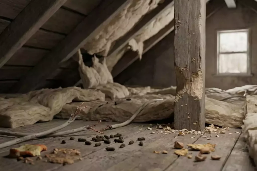 presence rat dans le grenier