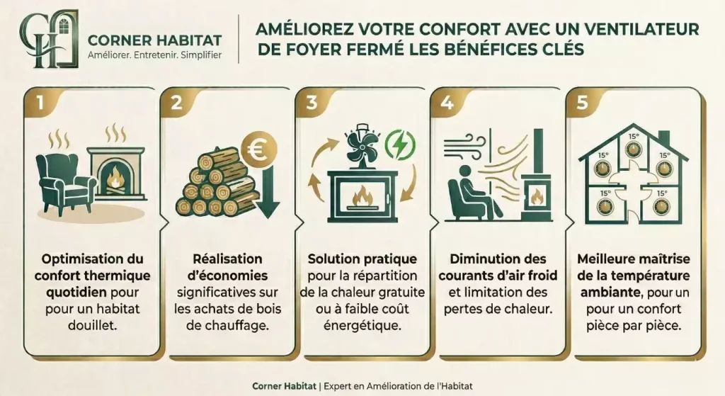 comparatif ventilateur cheminée foyer fermé