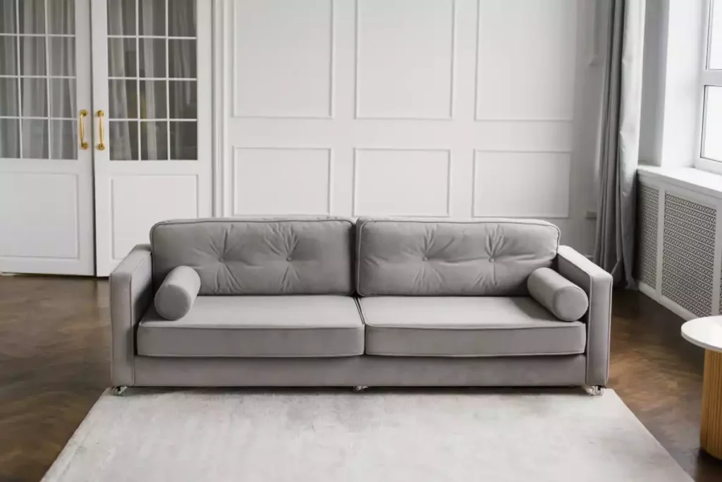 couleur tapis avec canape gris