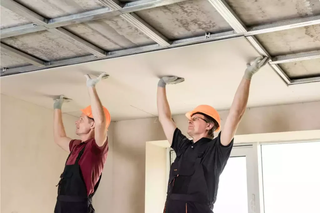 poser faux plafond sur ancien plafond lattis platre