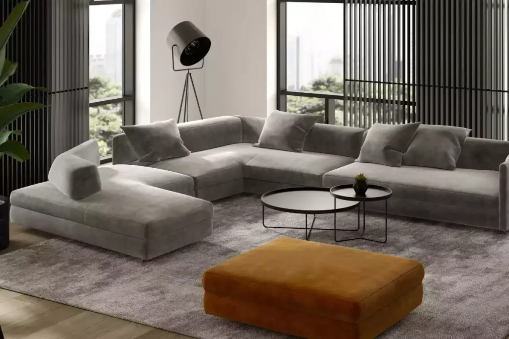 quel tapis avec canape gris couleur