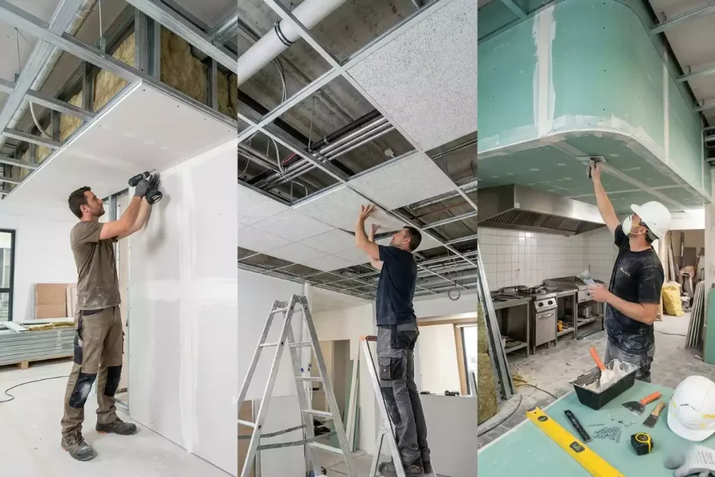 soffite faux plafond pvc