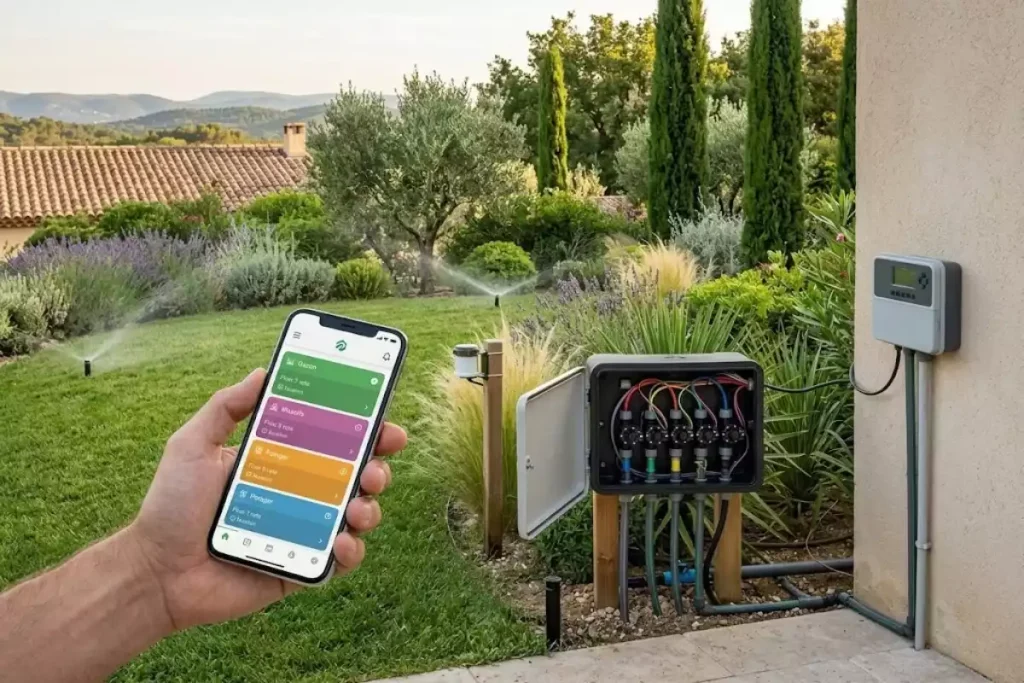 debit eau arroseur automatique