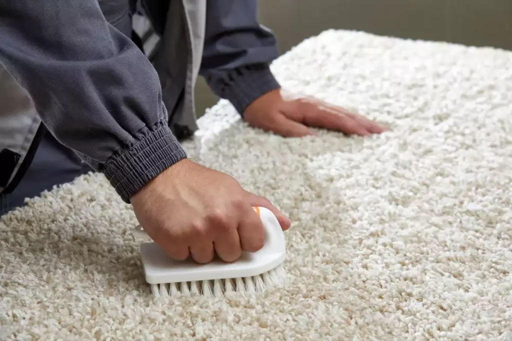 nettoyer tapis blanc bicarbonate