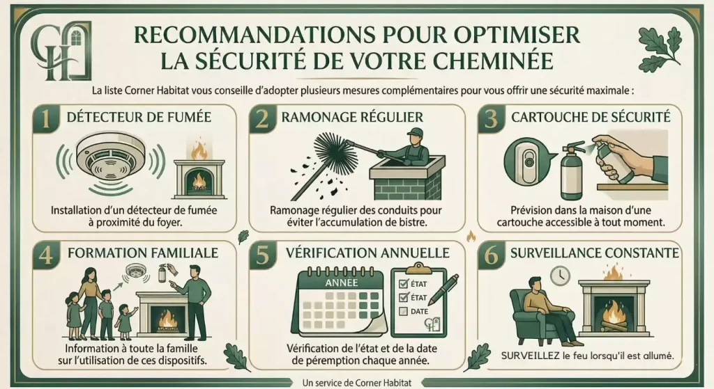 quel extincteur feu de cheminée