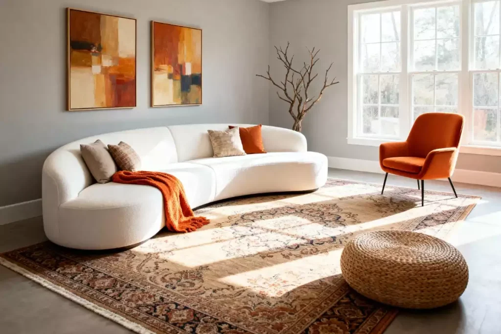 quel tapis mettre avec canapé beige