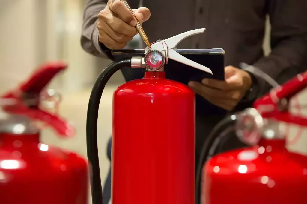 type extincteur feu de cheminée