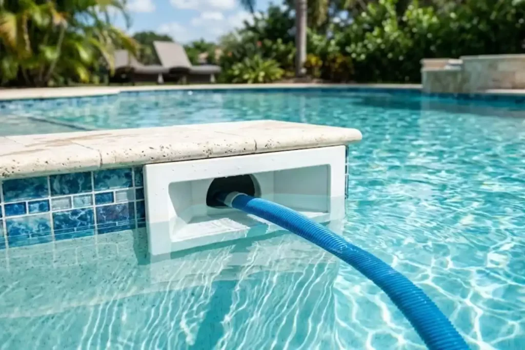 comment brancher aspirateur piscine sur skimmer