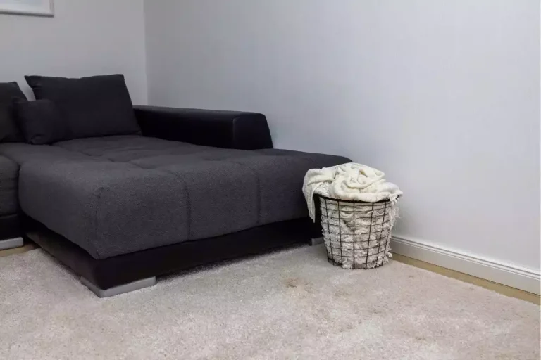 comment mettre un tapis sous un canapé d'angle