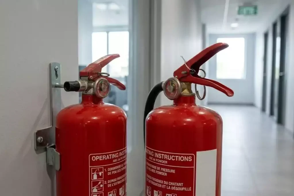 extincteur dégoupillé