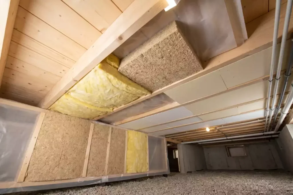 isolation du plancher bois sur vide sanitaire