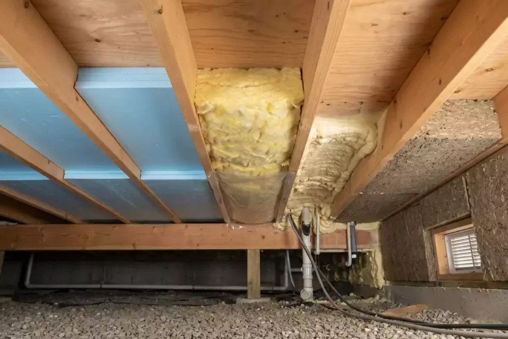 isolation plancher bois vide sanitaire