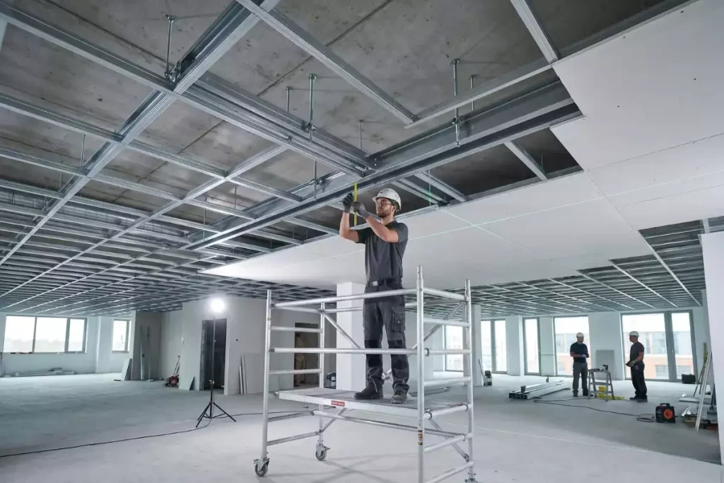 portée maximum plafond autoportant