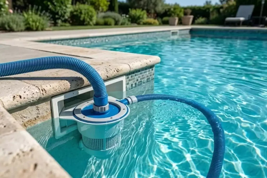 raccorder aspirateur piscine sur skimmer