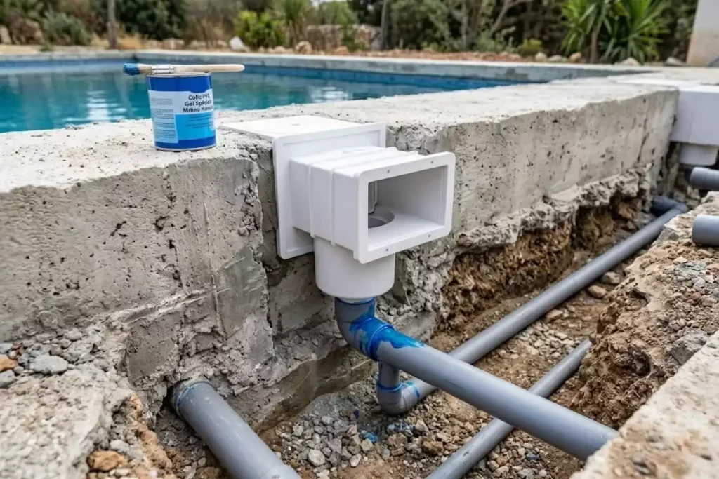 guide remplacement skimmer piscine beton