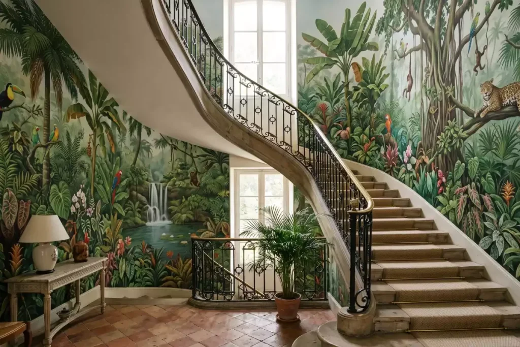 papier peint pour cage escalier