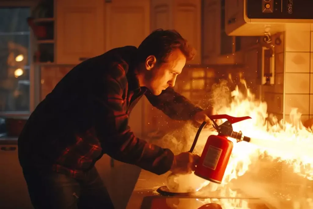 que faire cas incendie