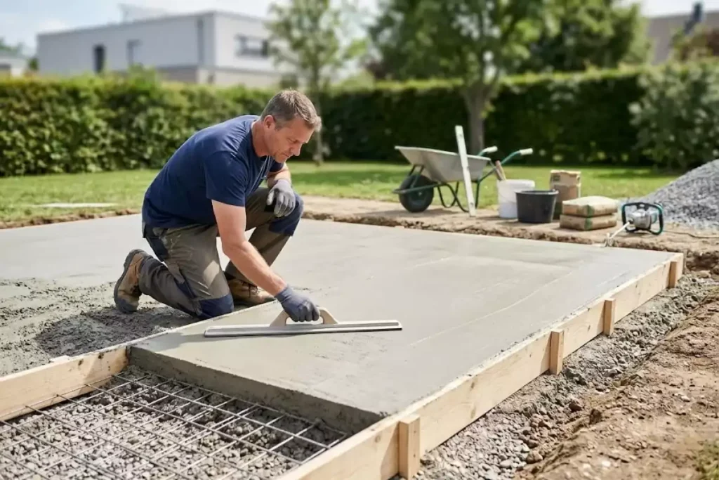 que mettre sous piscine hors sol sur dalle beton