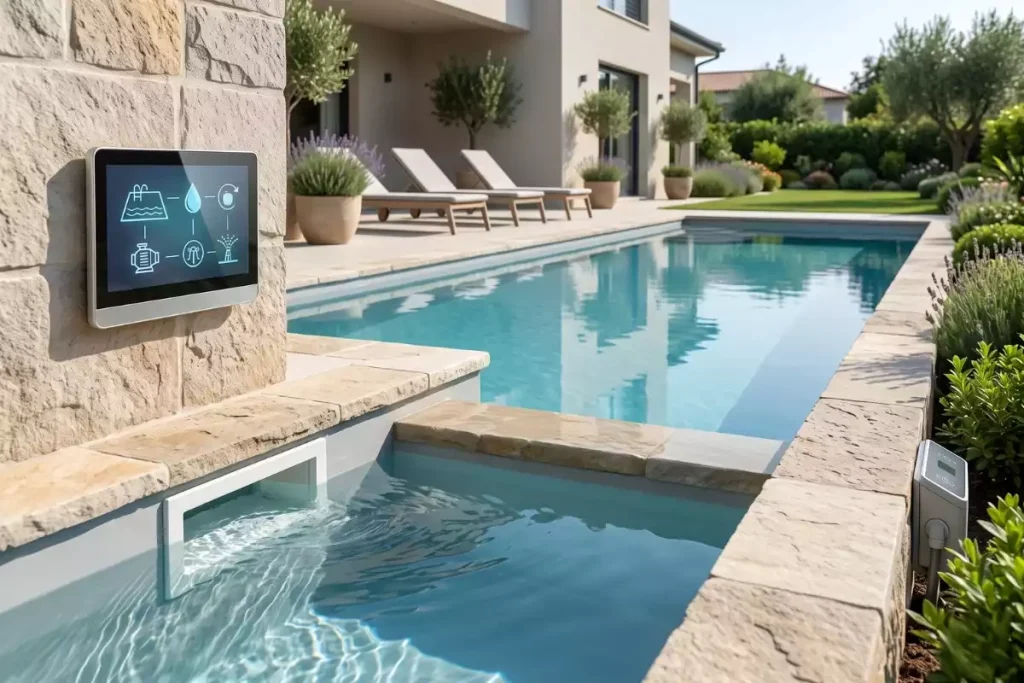 remplissage auto piscine skimmer