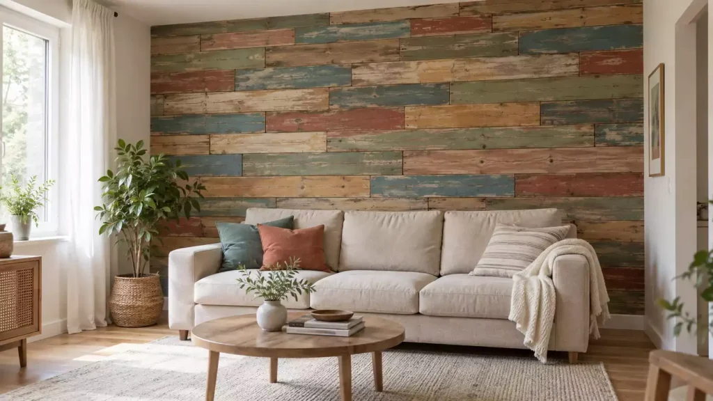 Créer un mur d’accent derrière le canapé